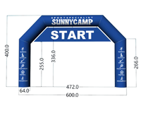 sportspecialist Sunnycamp Start- en Finishboog banner
